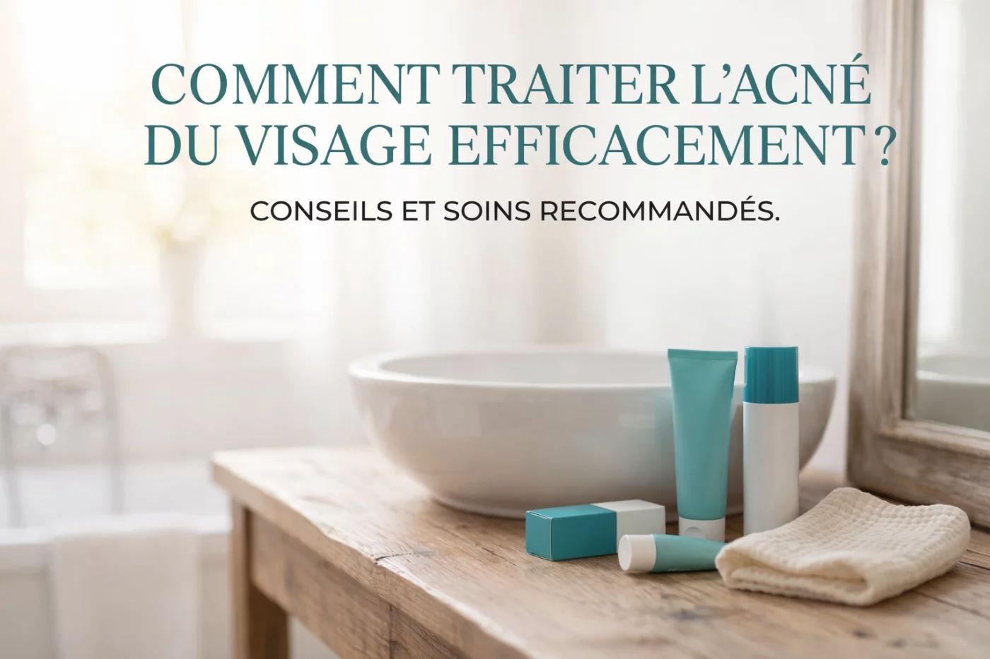 Comment traiter l’acné du visage efficacement ? Conseils et soins recommandés