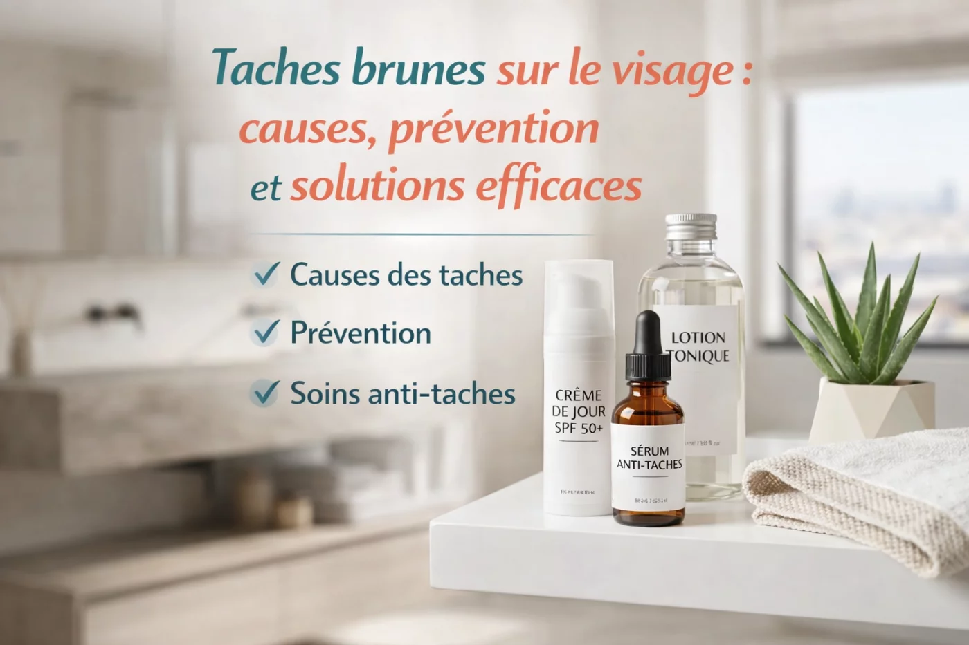 Taches brunes sur le visage : causes, prévention et solutions efficaces