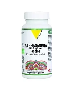 VITALL+ ASHWAGANDHA 600MG BOITE DE 60 CAPSULES