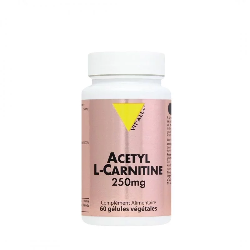 VITALL+ ACETYL L CARNITINE 250MG BOITE DE 60 GELULES