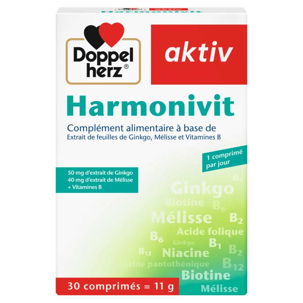 DOPPEL HERZ AKTIV HARMONIVIT BOITE DE 30