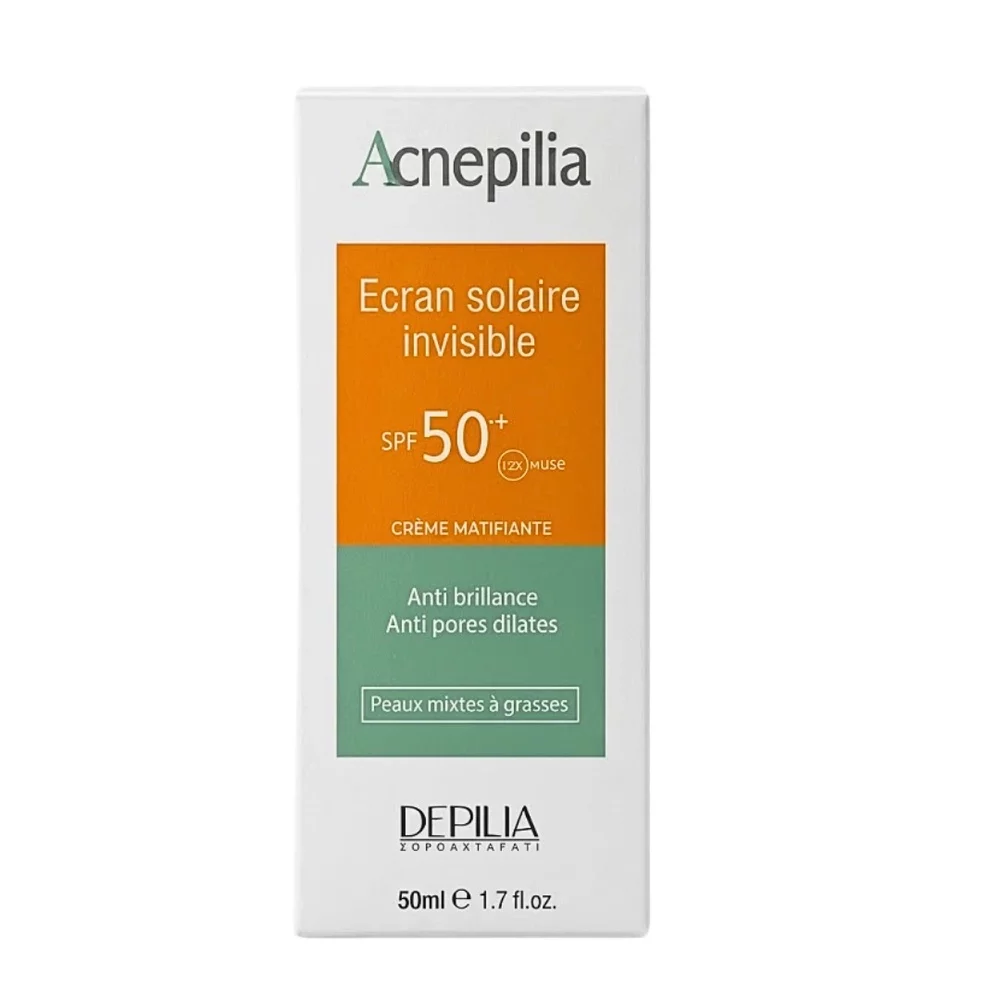 ACNEPILIA CREME SOLAIRE MATIFIANT SPF50 50ML