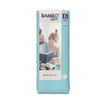 BAMBO NATURE COUCHES BEBE TAILLE 6 +16KG BOITE DE 40