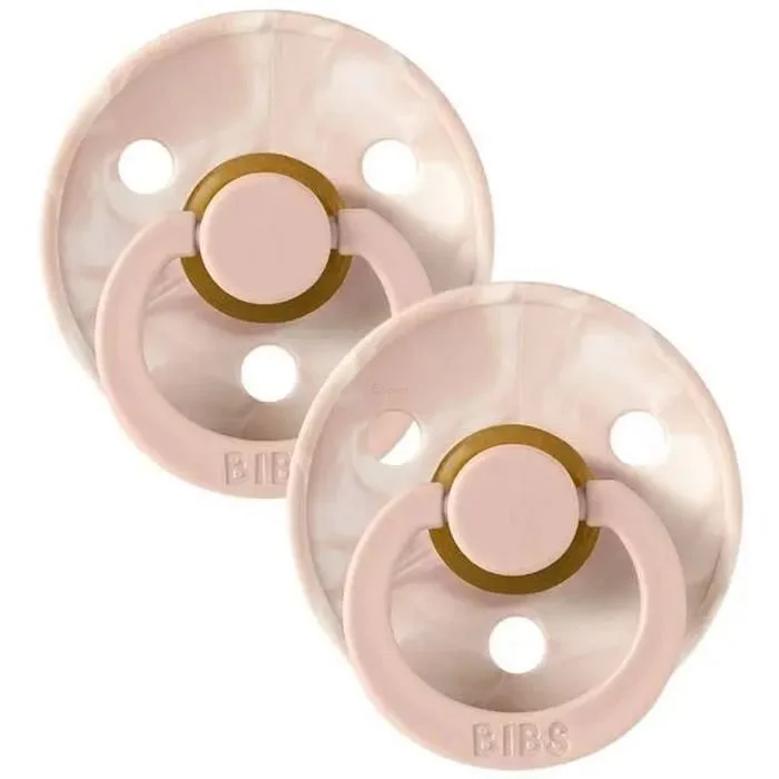 BIBS PACIFIER BLUSH IVORY N2 2 SUCETTES