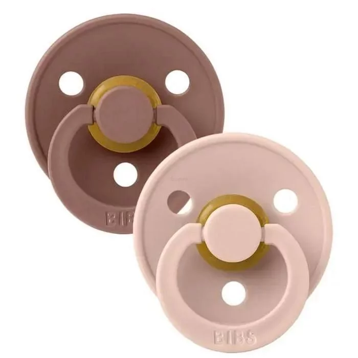 BIBS PACIFIER WOODCHUCK BLUSH 2 SUCETTES