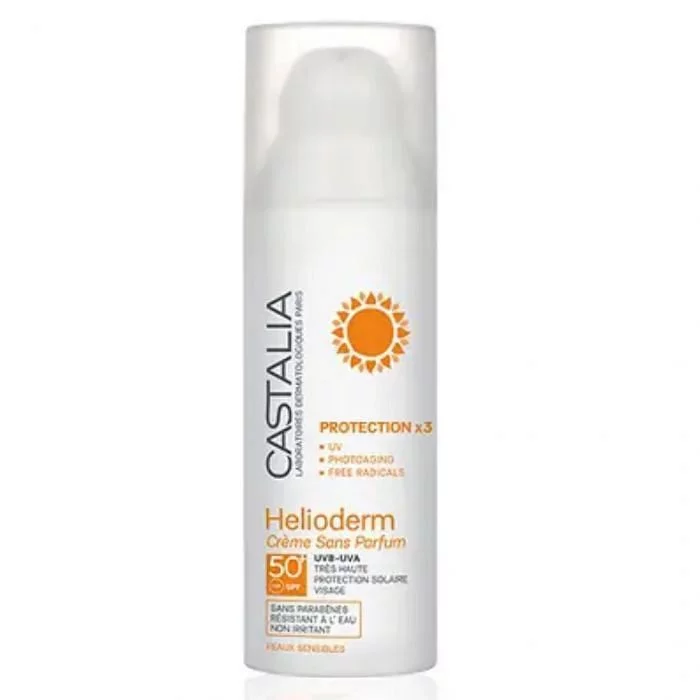 CASTALIA HELIODERM CREME SANS PARFUM SPF50+ 40ML