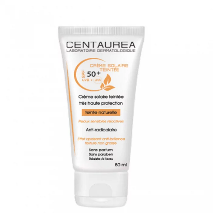 CENTAUREA CREME SOLAIRE TEINTEE SPF50+ 50ML