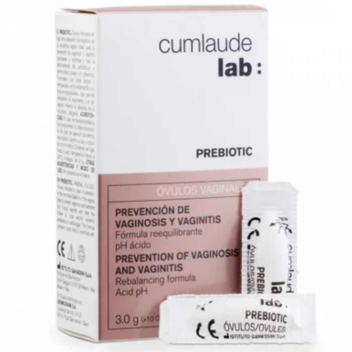CUMLAUDE PREBIOTIC OVULES VAGINALES BOITE DE 10 OVULES 