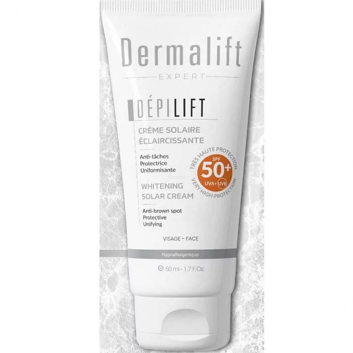 DERMALIFT DEPILIFT CREME SOLAIRE ECLAIRCISSANTE SPF50 50ML