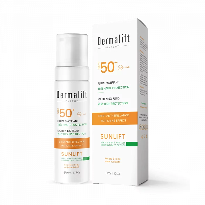 DERMALIFT SUNLIFT SPF50+ FLUIDE MATIFIANT 50ML