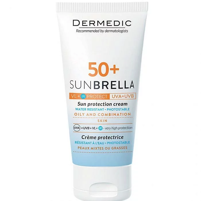 SUNBRELLA CREME SPF50+ PEAU SENSIBLE A TENDANCE COUPEROSIQUE 50ML