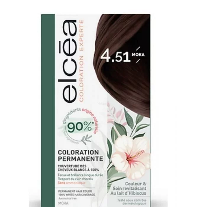 NOREVA ELCEA COLORATION PERMANENTE SANS AMMONIAQUE NUMERO 4.51