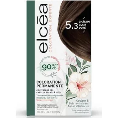 NOREVA ELCEA COLORATION PERMANENTE SANS AMMONIAQUE NUMERO 5.3 CHATAIN