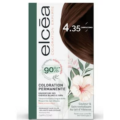 NOREVA ELCEA COLORATION PERMANENTE SANS AMMONIAQUE NUMERO 4.35