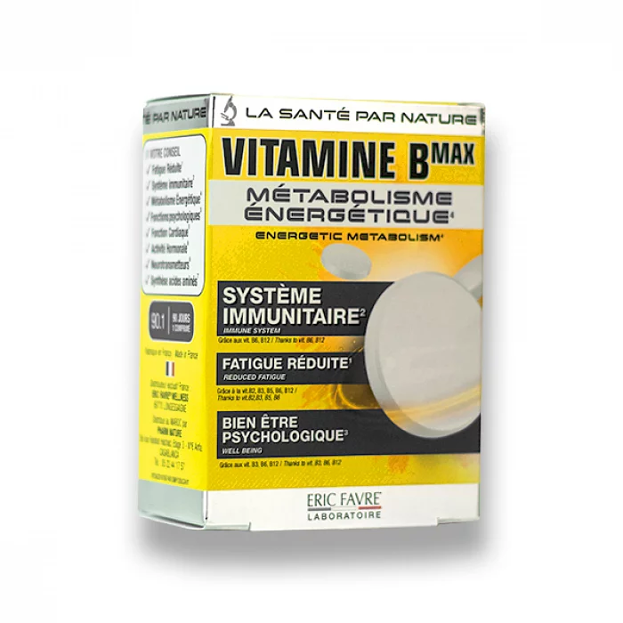 ERIC FAVRE COMPLEXE VITAMINE B MAX BOITE DE 60 COMPRIMES