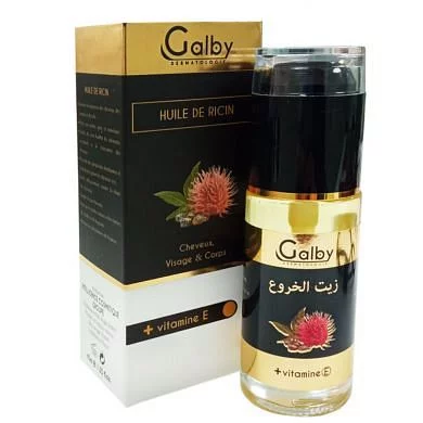GALBY DERMATOLOGIE HUILE DE RICIN 40ML + VITAMINE E