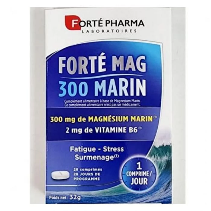 FORTE PHARMA MAGNE MARIN 300 BOITE DE 28 COMPRIMES