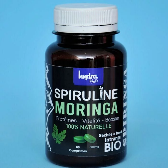 HYDRA PHYT'S SPIRULINE + MORINGA BOITE DE 60 COMPRIMES