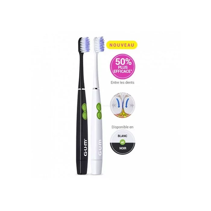 GUM SUNSTAR SOFT SONIC DAILY 2 TETES BROSSE A DENTS REFERENCE 4111