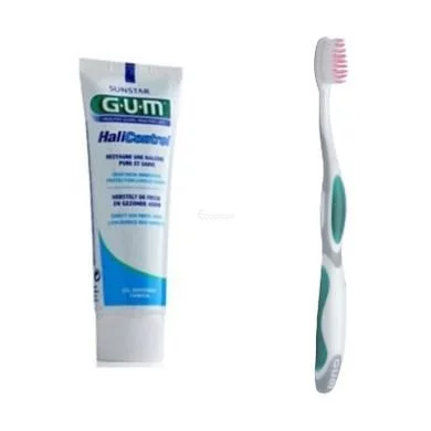 GUM PACK DENTIFRICE HALICONTROL + BROSSE A DENTS