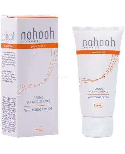 NOHOOH CREME ECLAIRCISSANTE PEAU SECHE 50ML