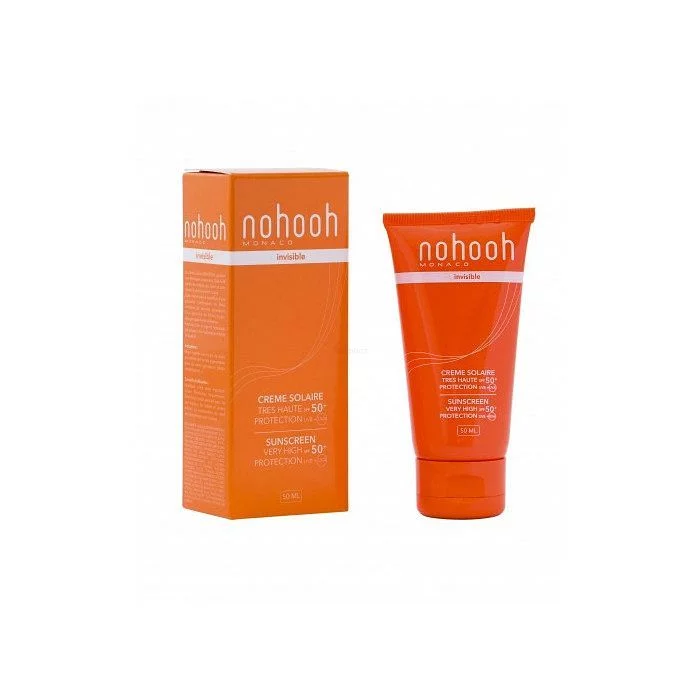 NOHOOH CREME SOLAIRE SPF50 INVISIBLE 50ML