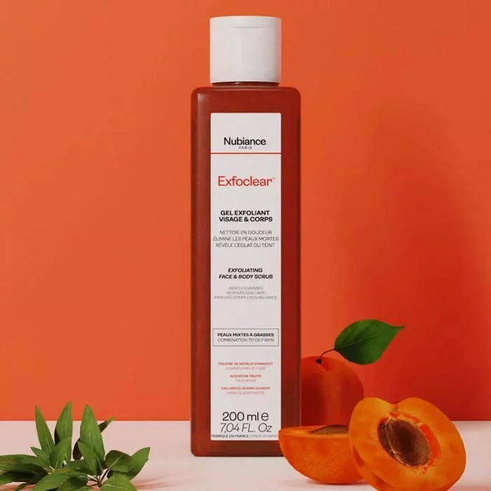 NUBIANCE EXFOCLEAR GEL EXFOLIANT VISAGE ET CORPS 200ML