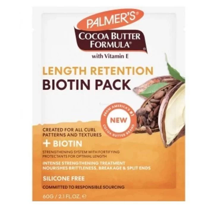 PALMER'S COCOA BUTTER WITH VITAMIN E +BIOTIN MASQUE PROTEINE 60G