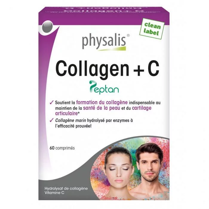PHYSALIS COLLAGEN+C PEPTAN BOITE DE 60 COMPRIMES