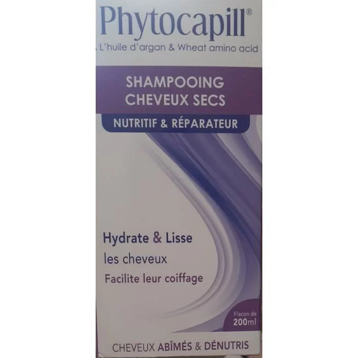 PHYTOCAPILL SHAMPOOING NUTRITIF ET REPARATEUR ARGAN CHEVEUX SECS 200ML