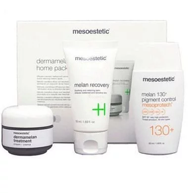 MESOESTETIC DERMAMELAN HOME PACK DERMAMELAN TREATMENT 30G + MELAN RECOVERY 50ML + MELAN 130 + PIGMENT CONTROL 50ML