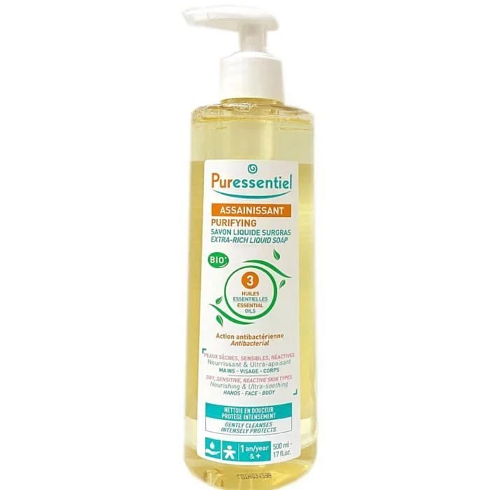 PURESSENTIEL ASSAINISSANT SAVON LIQUIDE SURGRAS 500ML