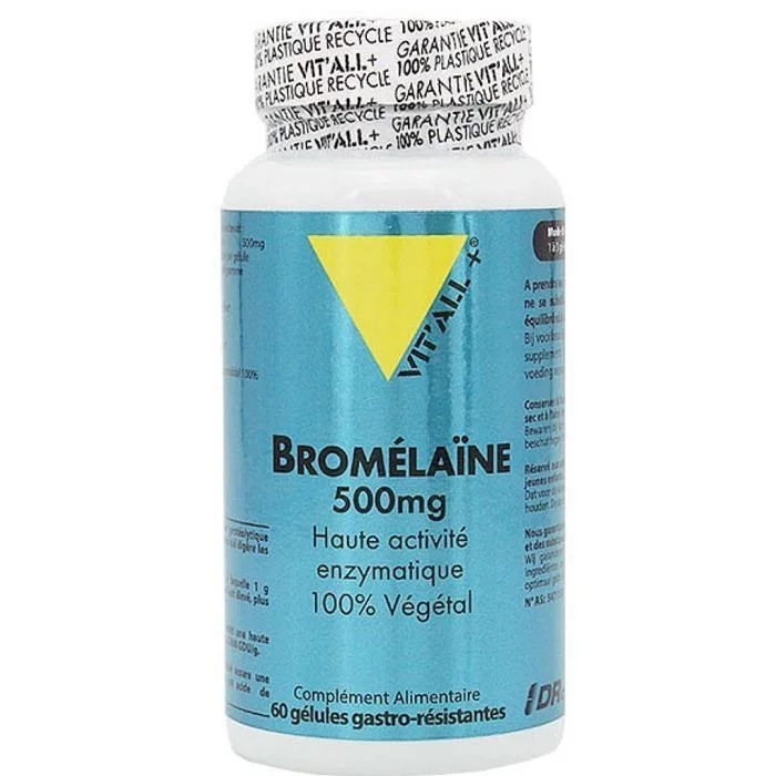 VITALL+ BROMELAINE 500MG BOITE DE 60 CAPSULES