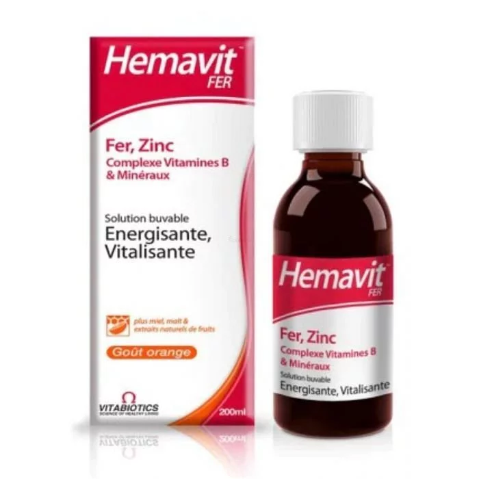 HEMAVIT FER LIQUIDE 200ML SIROP