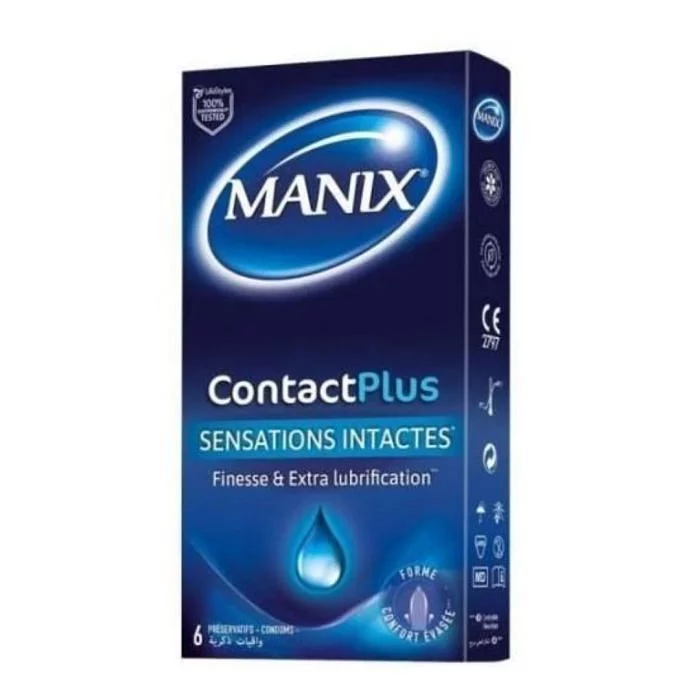 MANIX CONTACT PLUS SENSATIONS INTACTES BOITE DE 6