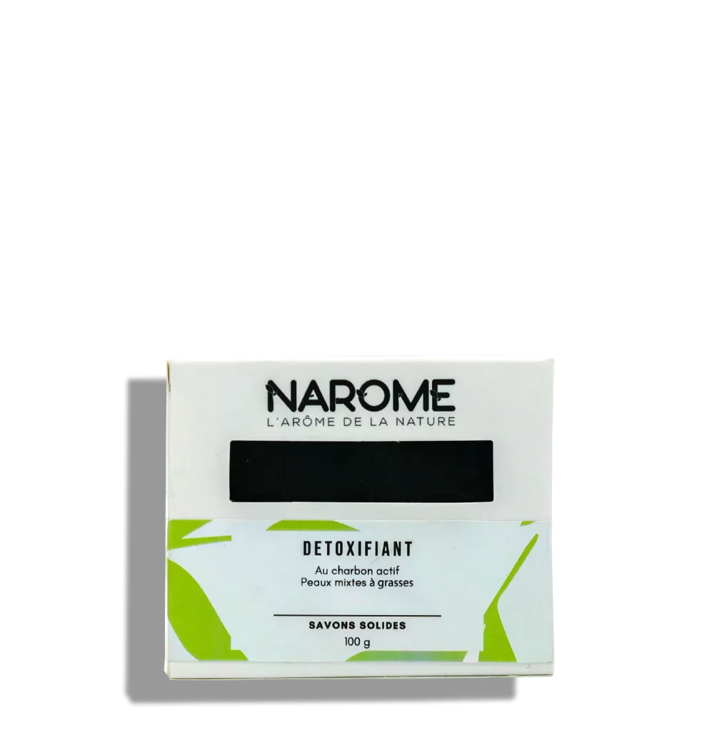 NAROME SAY ORGANIC SAVON DETOXIFIANT AU CHARBON ACTIF