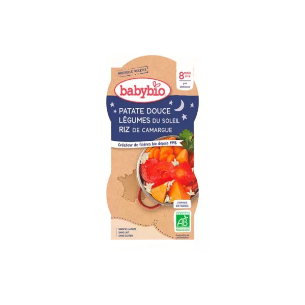 BABYBIO PETIT POT BOL PATATE DOUCE LEGUMES 2*200G