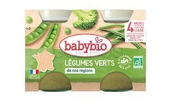 BABYBIO PETIT POT LEGUMES VERTS 2*130G
