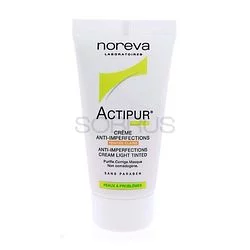 NOREVA ACTIPUR CREME MATIFIANTE ANTI-IMPERFECTIONS TEINTEE CLAIRE 30ML