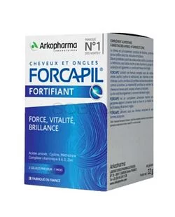 FORCAPIL CHEVEUX ET ONGLES BOITE DE 60 GELULES