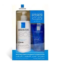 LA ROCHE POSAY PACK LIPIKAR LAIT 400ML + LIPIKAR GEL LAVANT 100ML