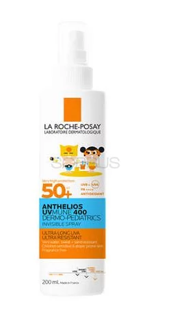 LA ROCHE POSAY ANTHELIOS UVMUNE 400 DERMO-PEDIATRICS INVISIBLE SPRAY SPF50+ 200ML