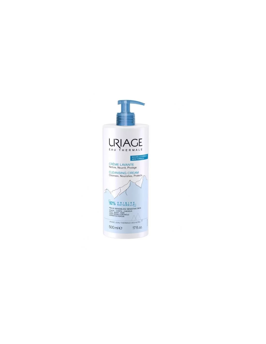 URIAGE CREME LAVANTE PEAUX SENSIBLES 500ML