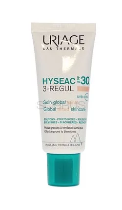 URIAGE HYSEAC 3-REGUL SOIN GLOBAL TEINTE SPF30 40ML