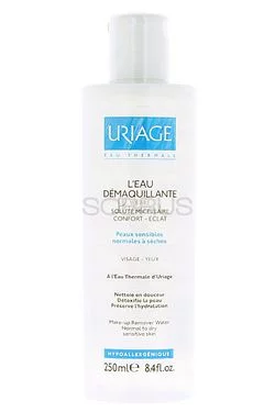 URIAGE L'EAU DEMAQUILLANTE PEAUX NORMALES A SECHES 250ML