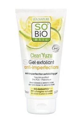 SO BIO CLEAN YUZU GEL EXFOLIANT ANTI IMPERFECTIONS 150ML