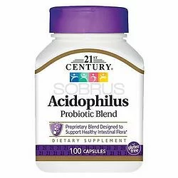 21ST CENTURY ACIDOPHILUS PROBIOTIC BLEND BOITE DE 100 CAPSULES