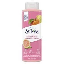 ST.IVES EXFOLIATING BODY WASH PINK LEMON & MANDARIN ORANGE 473ML