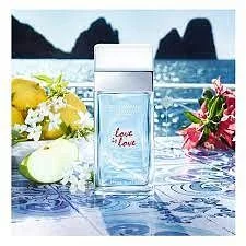 DOLCE ET GABBANA LIGHT BLUE LOVE IS LOVE POUR FEMME EAU DE TOILETTE 100ML