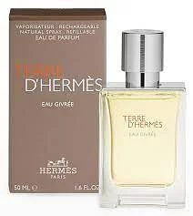 TERRE D'HERMES EAU GIVREE EAU DE PARFUM RECHARGEABLE POUR HOMME1.6OZ 50ML